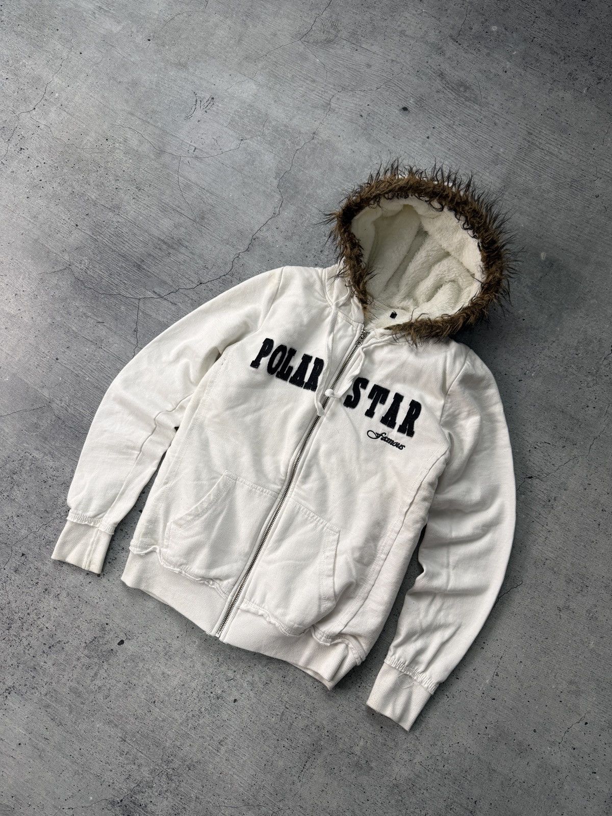 Le Grande Bleu (L.G.B.) Avant Garde Hysteric Glamour L.G.B. Fur Hood Zip Hoodie Size US S / EU 44-46 / 1 - 2 Thumbnail
