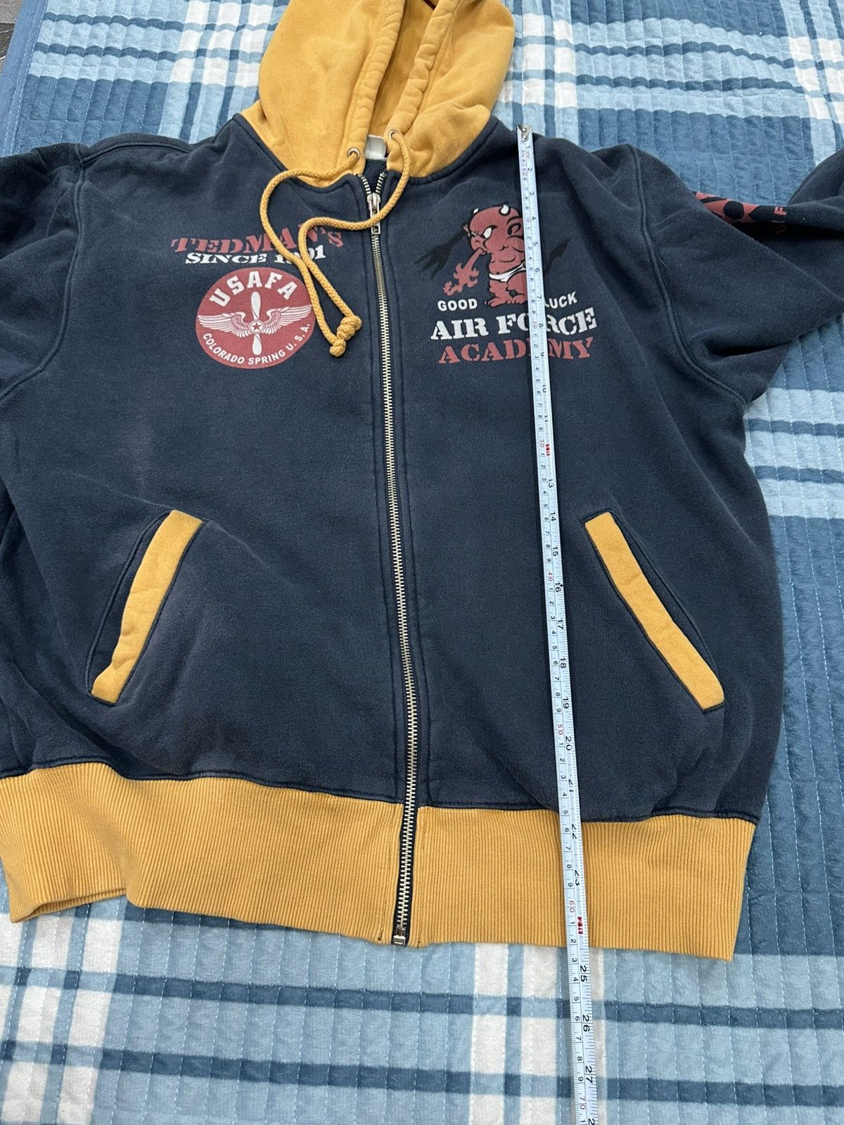 Tedman TedMan Ted Company Fightin Devils US Air Force Zipper Hoodie Size US L / EU 52-54 / 3 - 17 Thumbnail