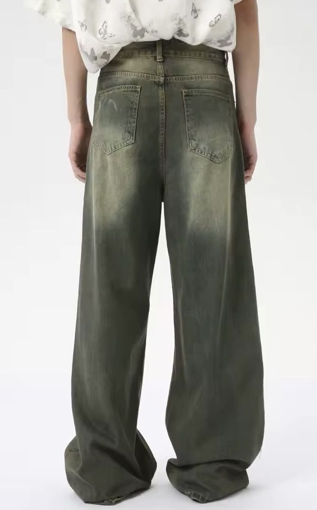 Jean Wide Leg Jeans Size US 33 - 3 Thumbnail