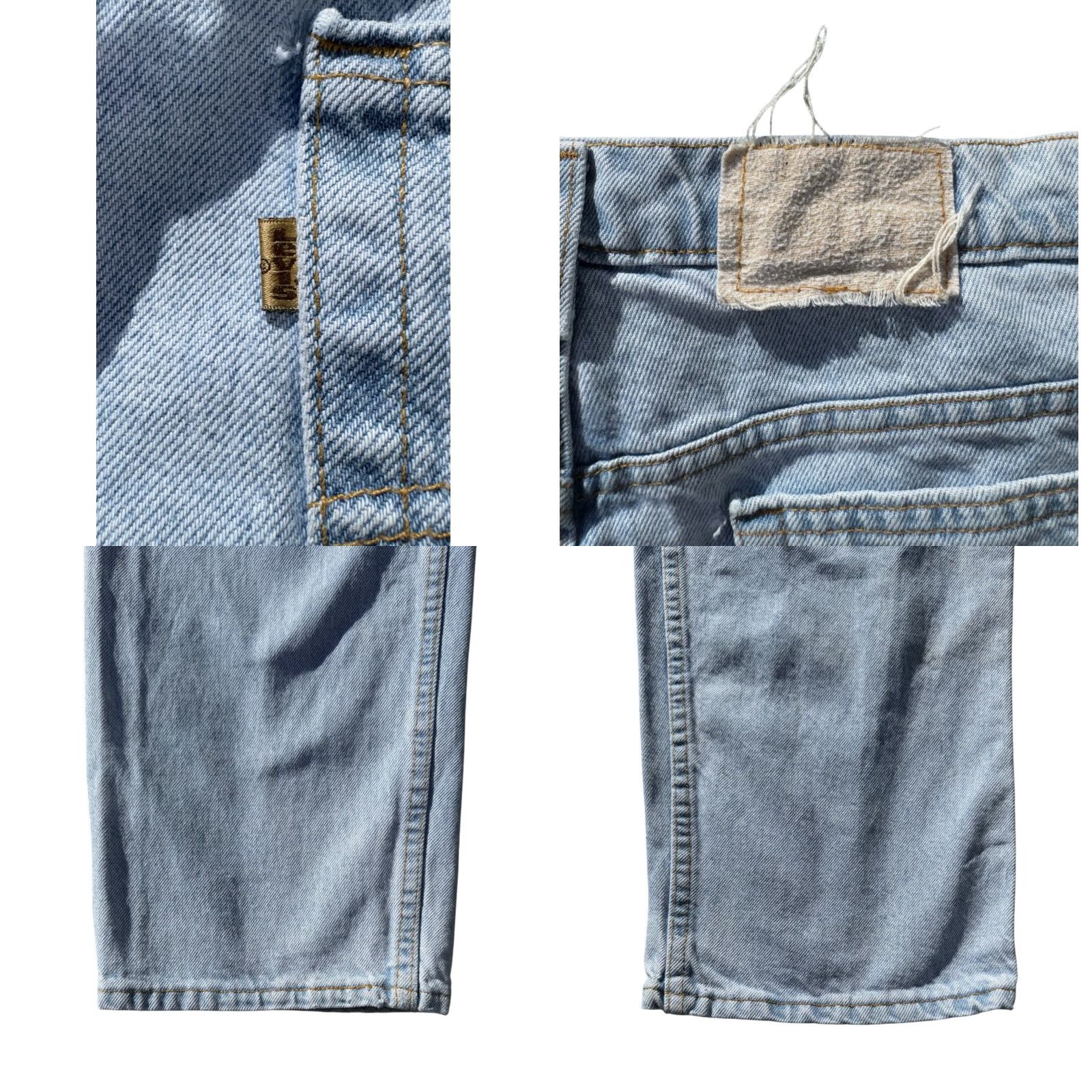 Levi's VINTAGE Levi's 540 Jeans Sz 34x36 RARE blue straight Mens 1990s Copper Tab Jeans 34 36 Size US 34 / EU 50 - 8 Thumbnail