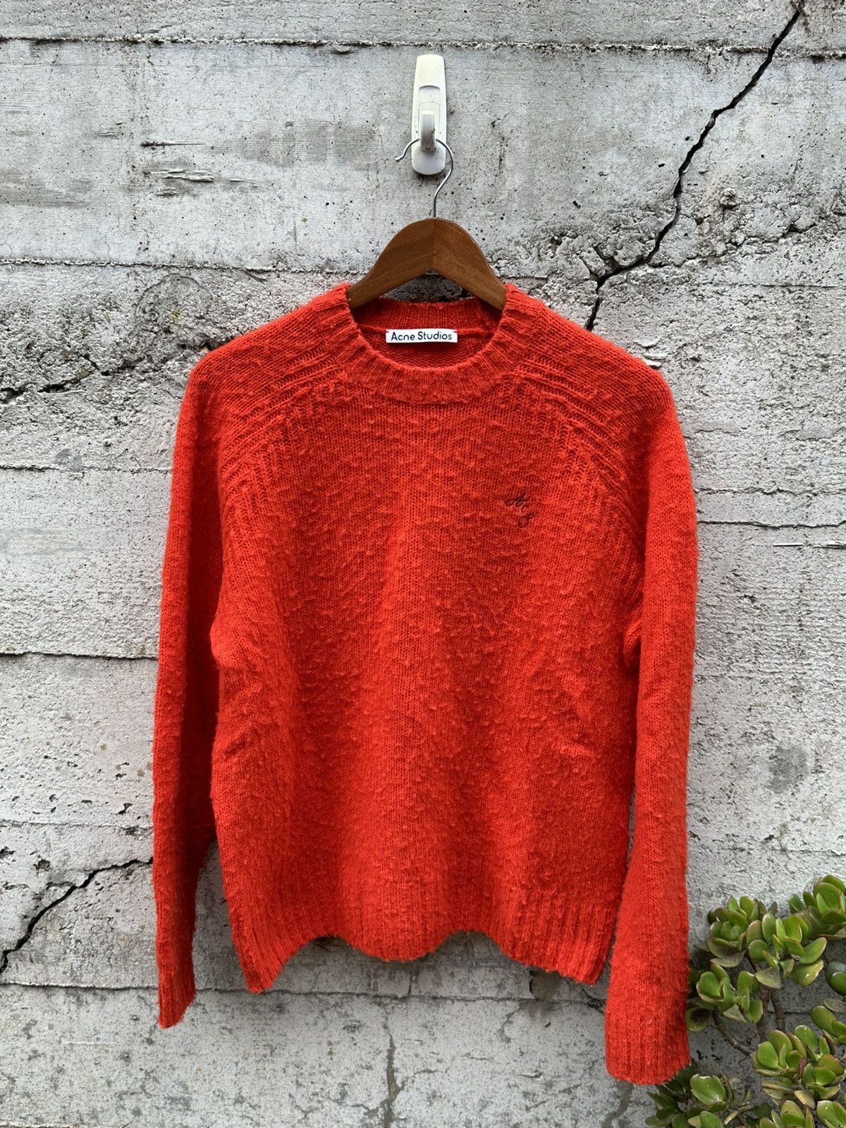 Acne Studios RARE GRAIL Acne Studios logo embroidered sweater Size US M / EU 48-50 / 2 - 3 Thumbnail
