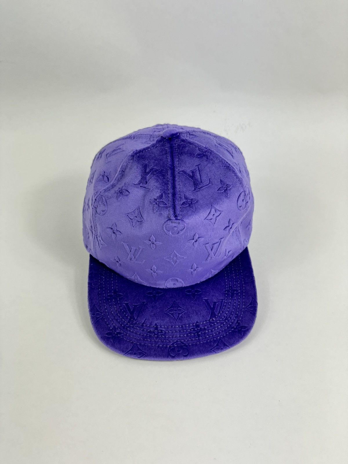 LOUIS VUITTON - 58 LOUIS VUITTON Monogram Tie Dye Cap 58 Multicolor Blue