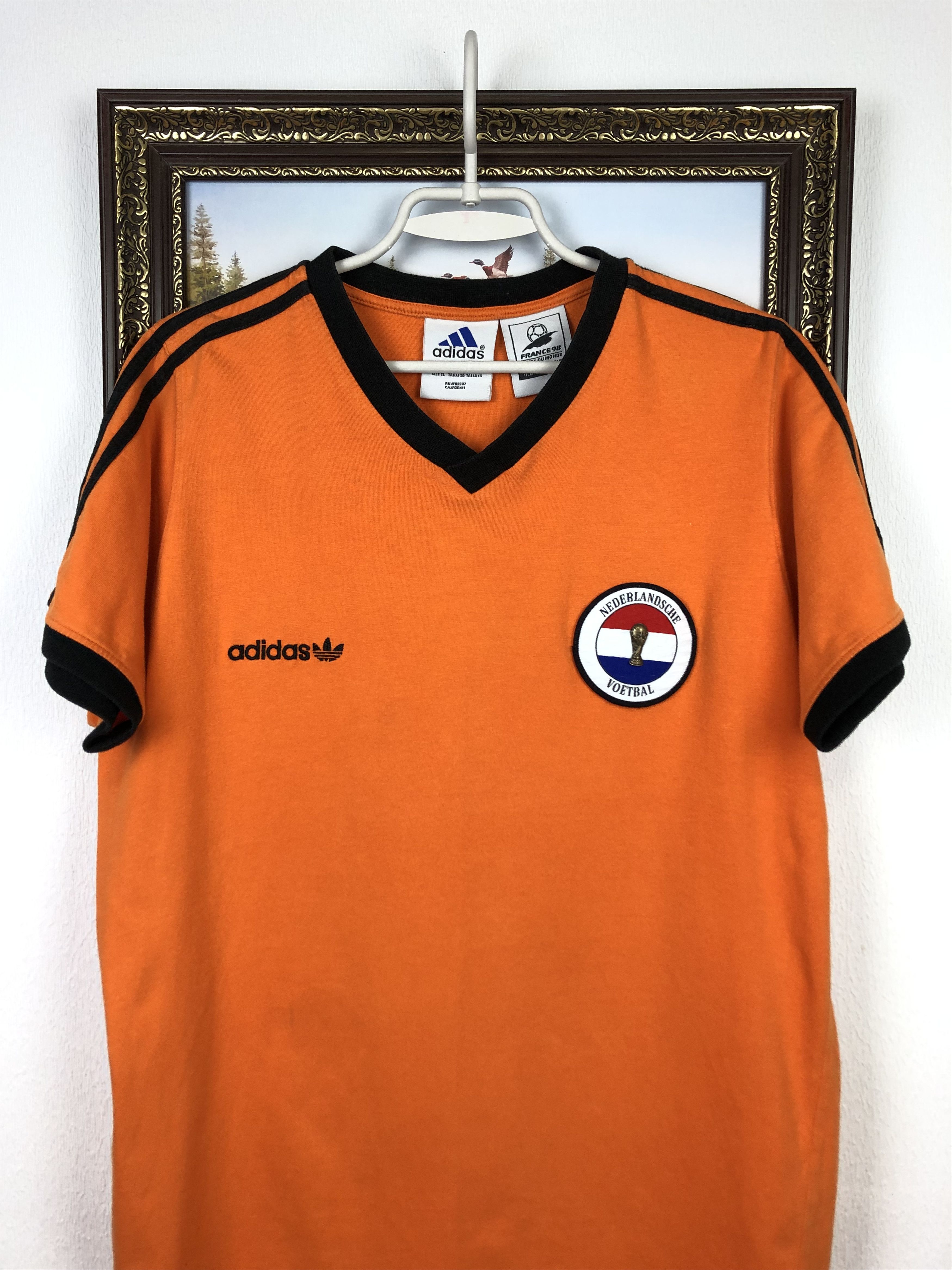 Adidas Vintage Adidas Netherlands Holland Football Shirt Soccer Tee Size US XL / EU 56 / 4 - 2 Thumbnail