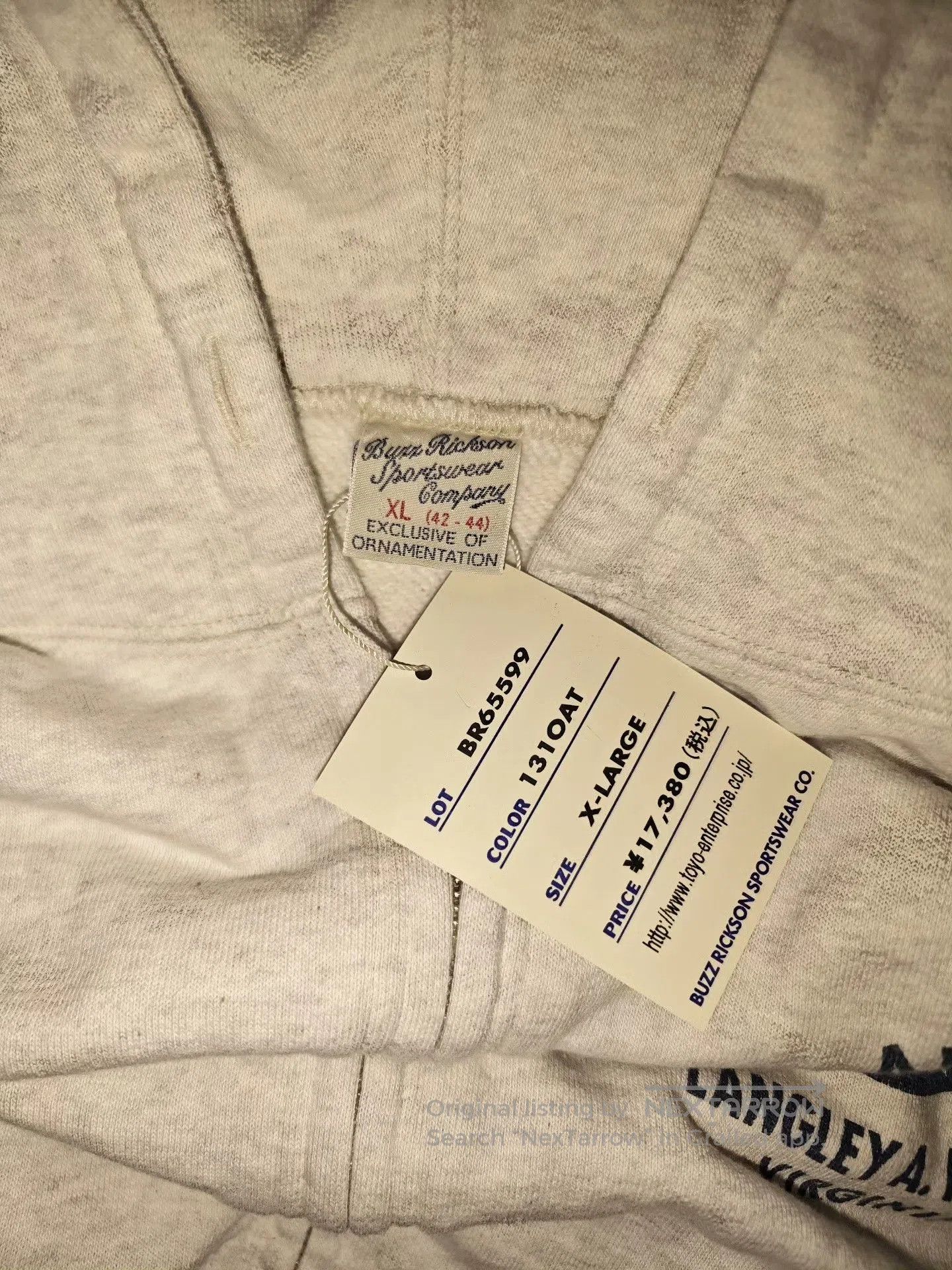 Buzz Rickson's Buzz Rickson's US Air Force Zip Hoodie. Size US XL / EU 56 / 4 - 3 Thumbnail