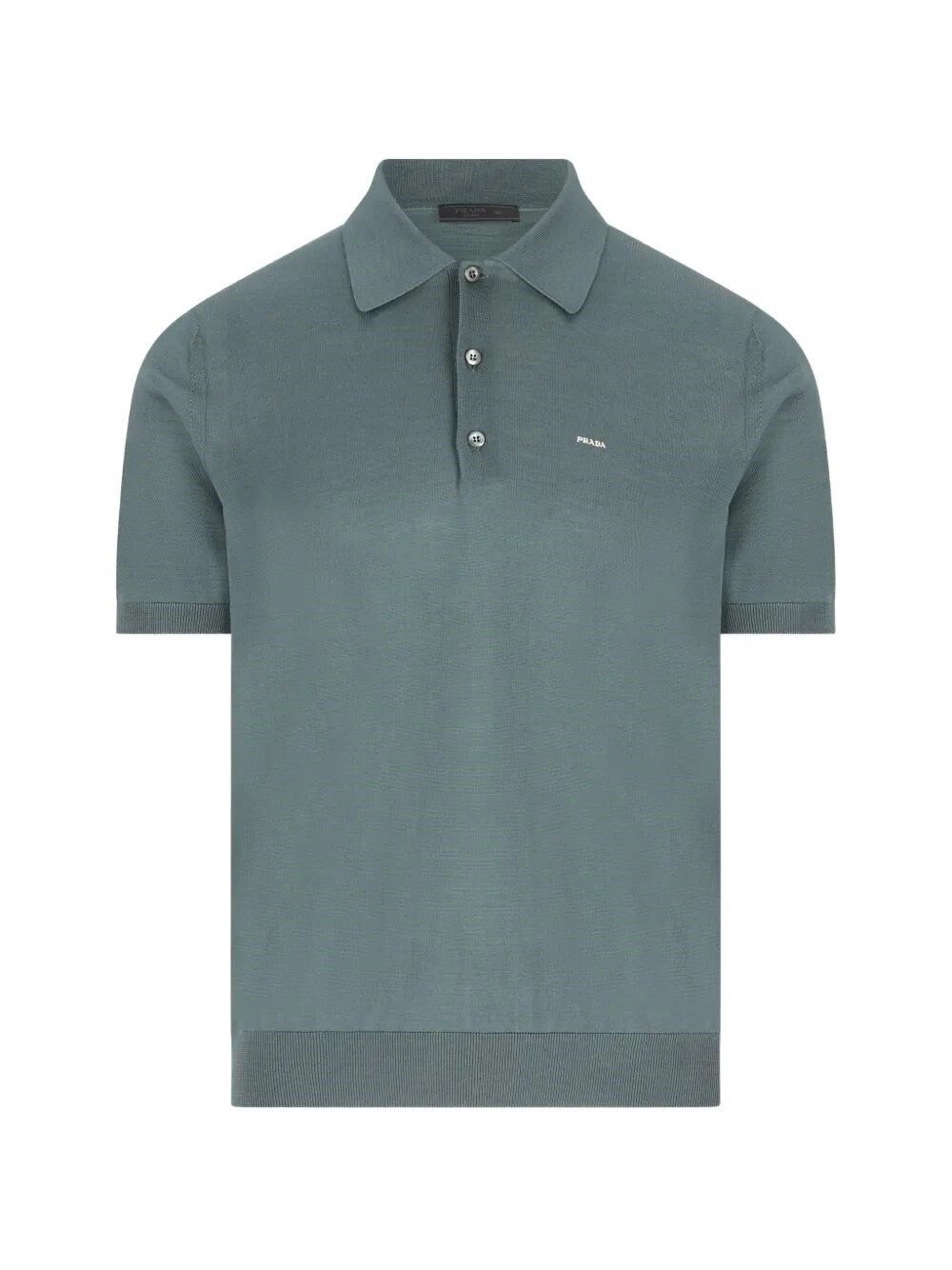 Prada Superfine Wool Polo Shirt Size US M / EU 48-50 / 2 - 1 Thumbnail