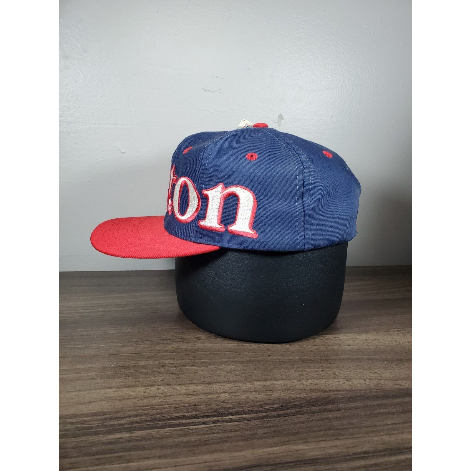 Logo 7 × MLB × Vintage Boston Red Sox Logo 7 Hat Snapback Cap Spellout Wrap Around Size ONE SIZE - 5 Thumbnail
