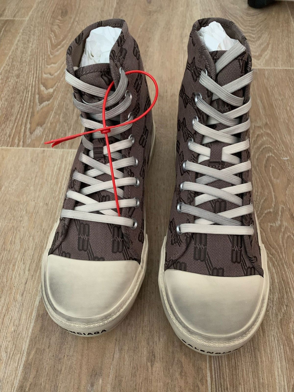 Balenciaga Balenciaga Paris Logo Hightop Sneaker Sz.39 Size US 6 / EU 39 - 8 Thumbnail
