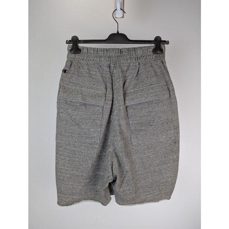 Champion × Rick Owens o1rshd1 Knitted Beveled Pods Shorts in Grey Melange L Size US 34 / EU 50 - 11 Thumbnail