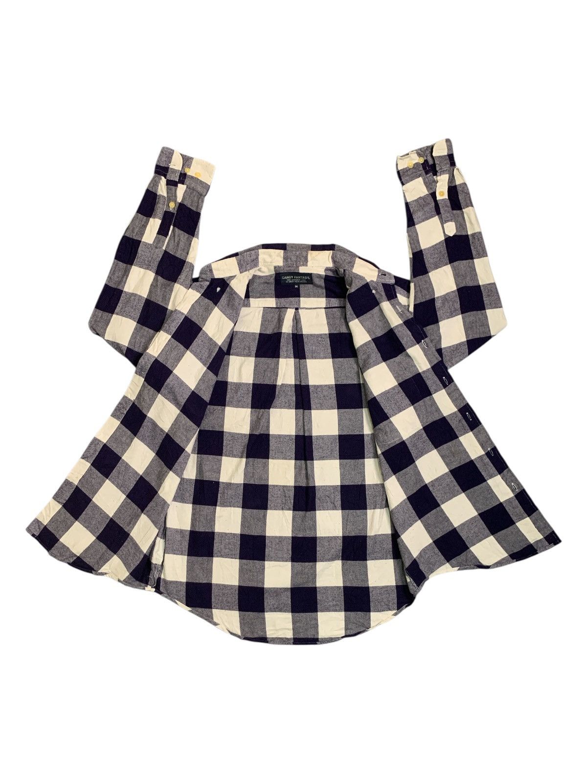 Japanese Brand Rare Design Candy Fantasy Plaid Button Ups Shirt Size US M / EU 48-50 / 2 - 3 Thumbnail