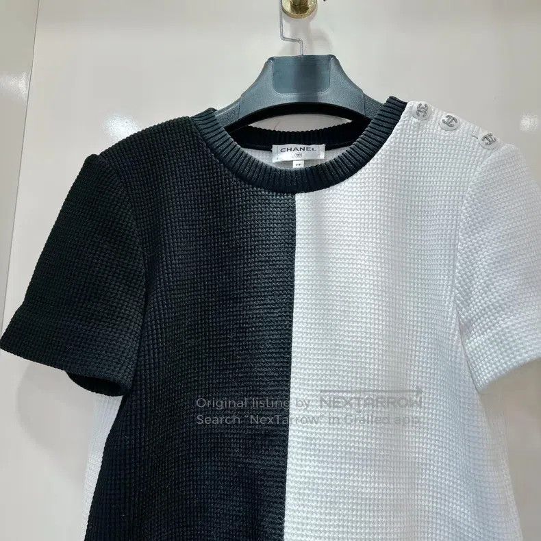 Chanel Chanel 21c black and white short sleeves Size XS / US 0-2 / IT 36-38 - 3 Thumbnail