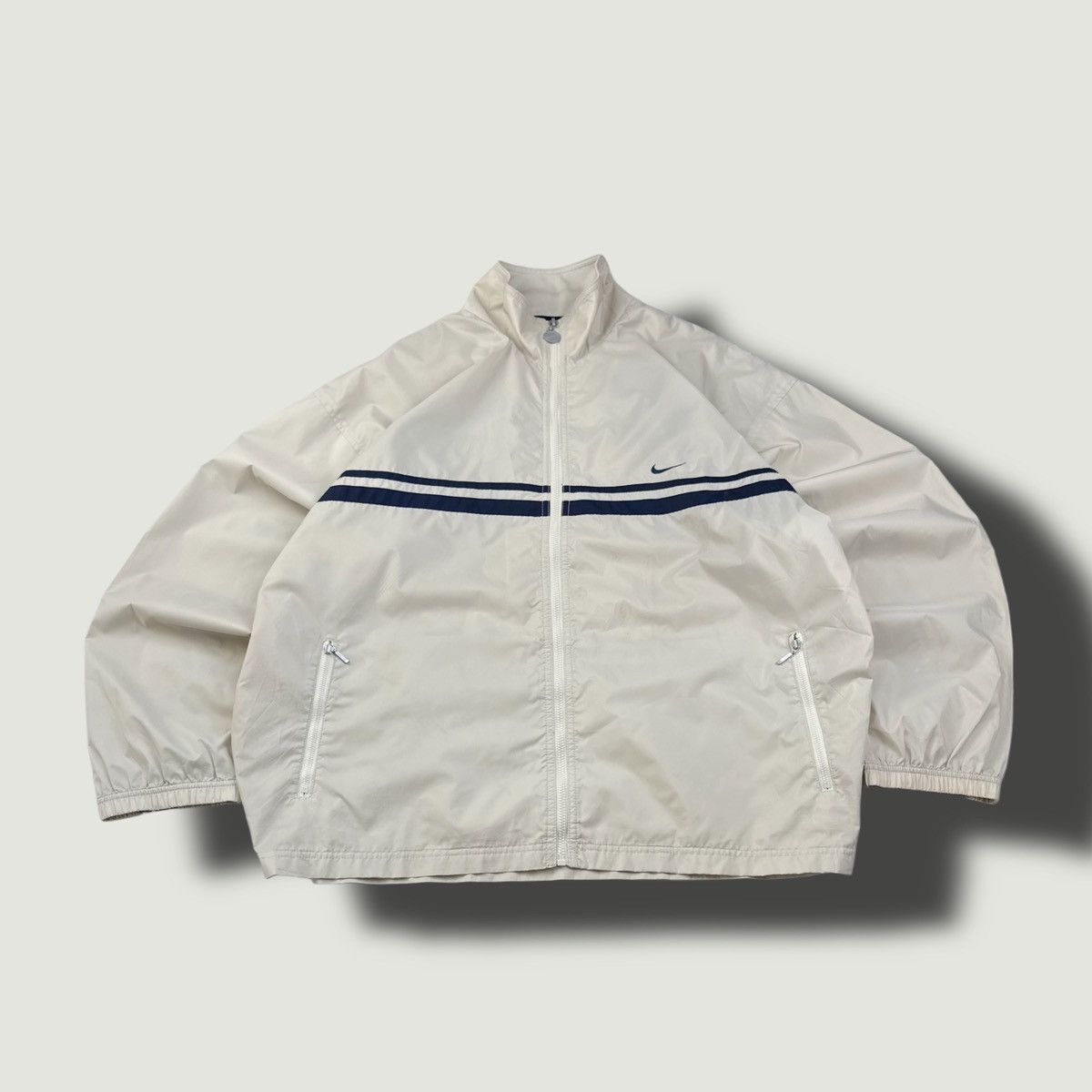 00s Nike Vintage Nylon Mini Swoosh Windbreaker Jacket Y2K