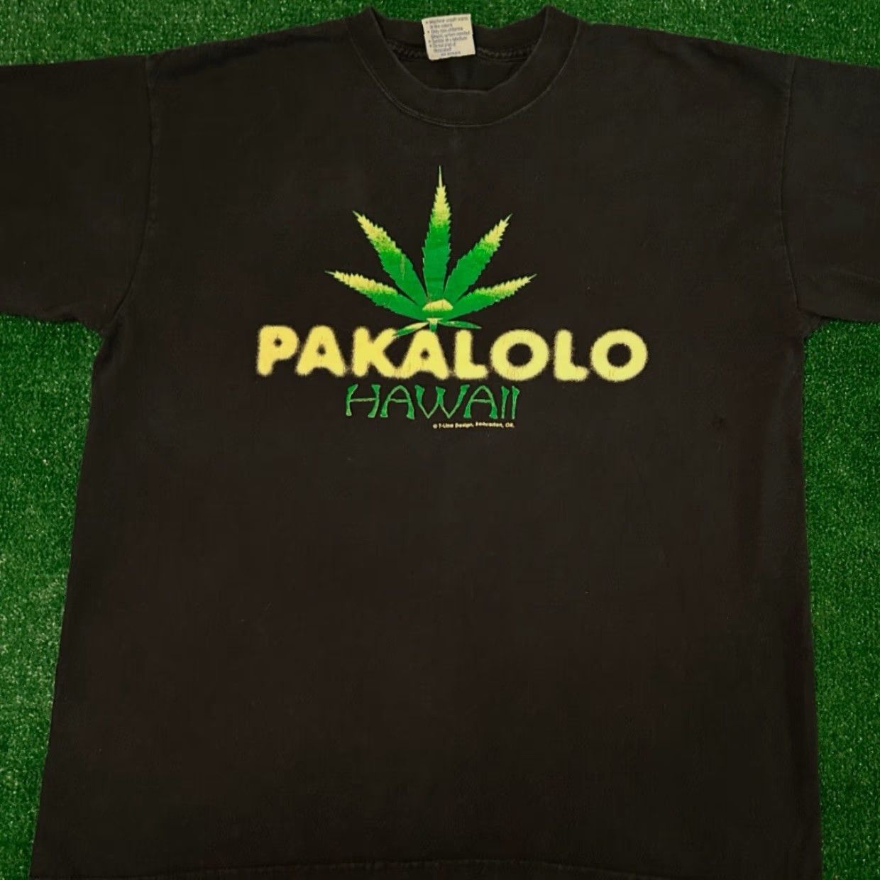Vintage VINTAGE 90s Hawaii Weed 420 Pakalolo VTG Shirt Mens Large Black 1990s Hip Hop Grunge Skater Hawaii Shirt Mens Size US L / EU 52-54 / 3 - 3 Thumbnail