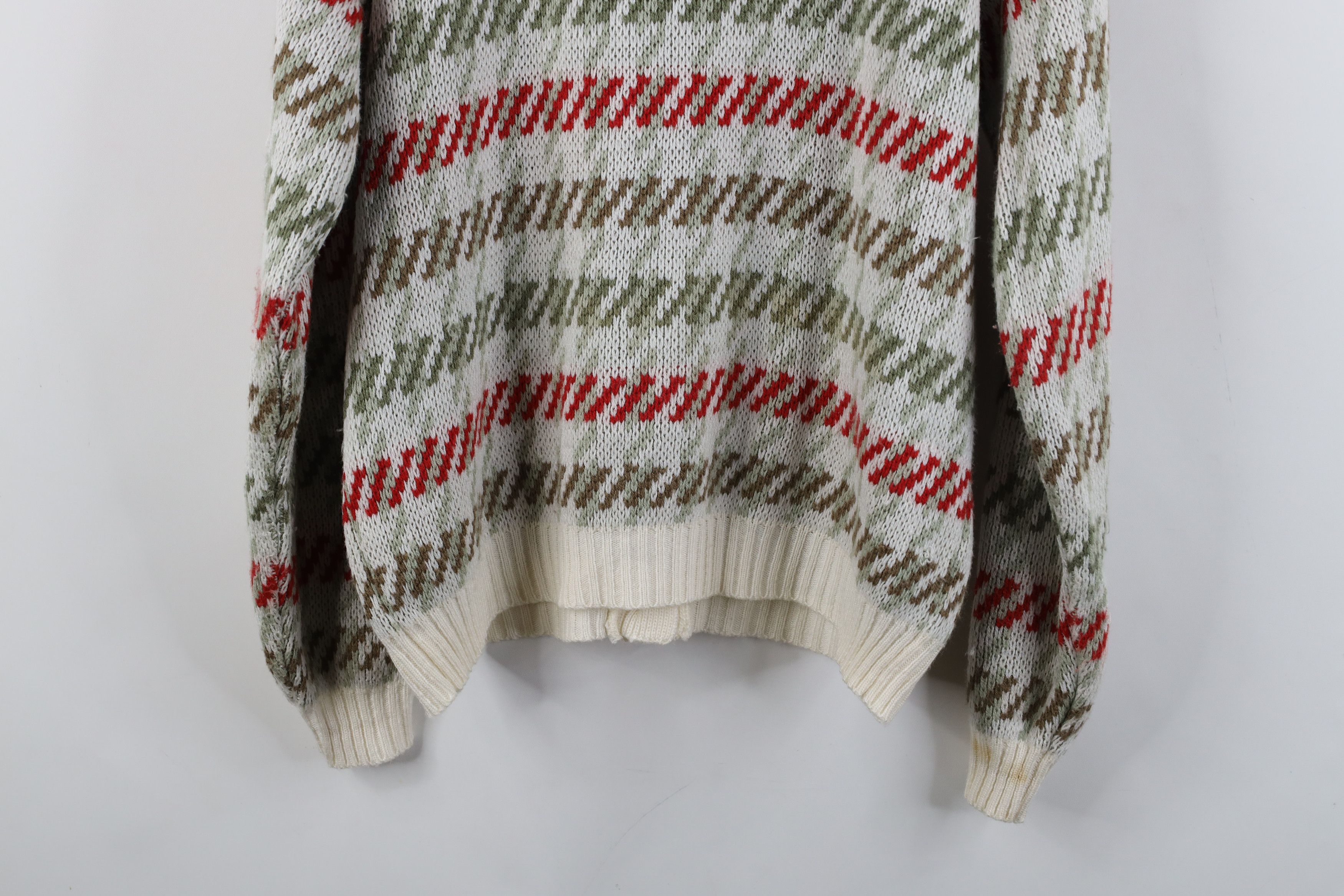 Vintage Vintage 90s Streetwear Striped Knit Cardigan Sweater Size S / US 4 / IT 40 - 11 Thumbnail