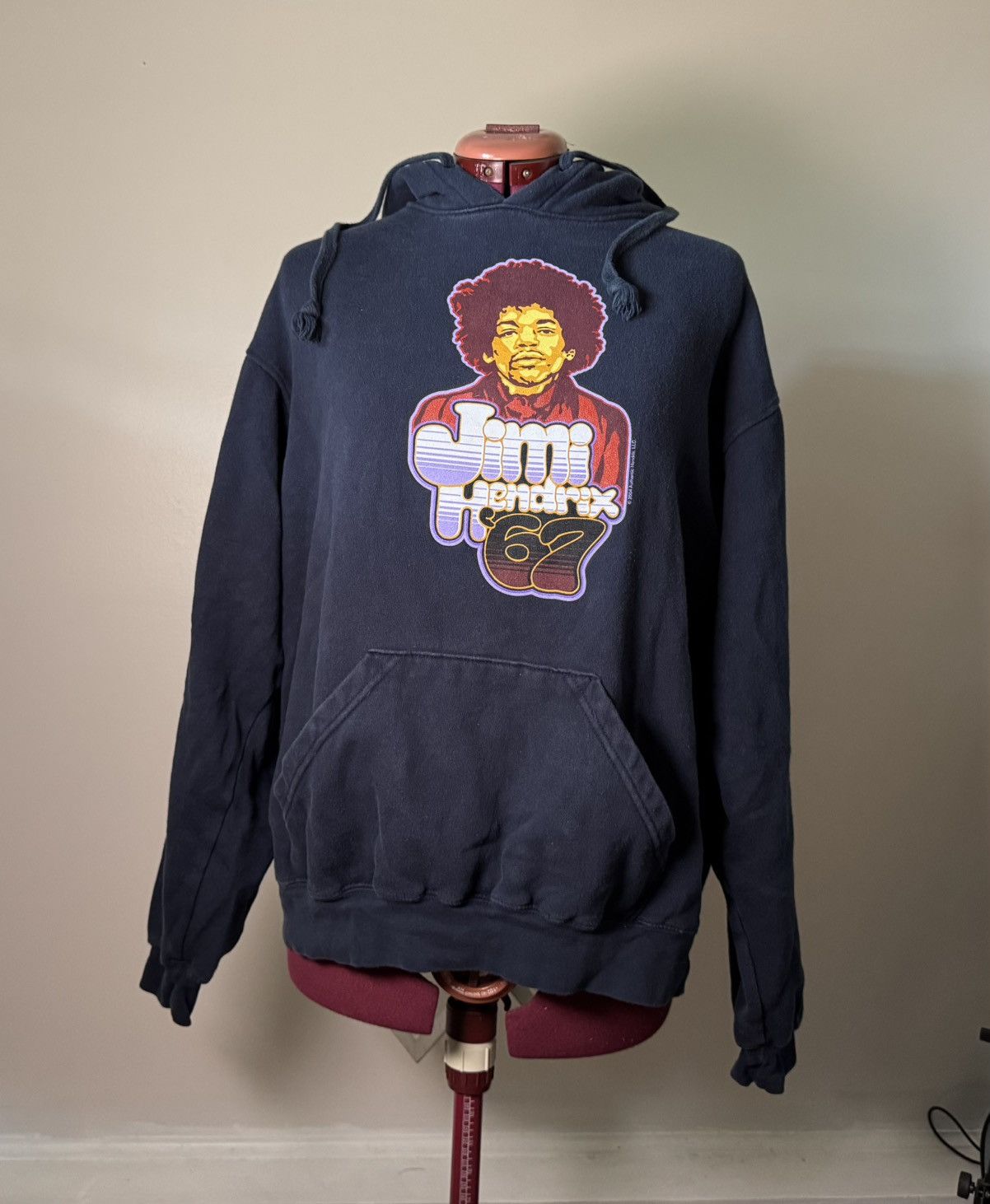ODM Vintage 2004 Jimi Hendrix Hoodie Size US XL / EU 56 / 4 - 1 Thumbnail