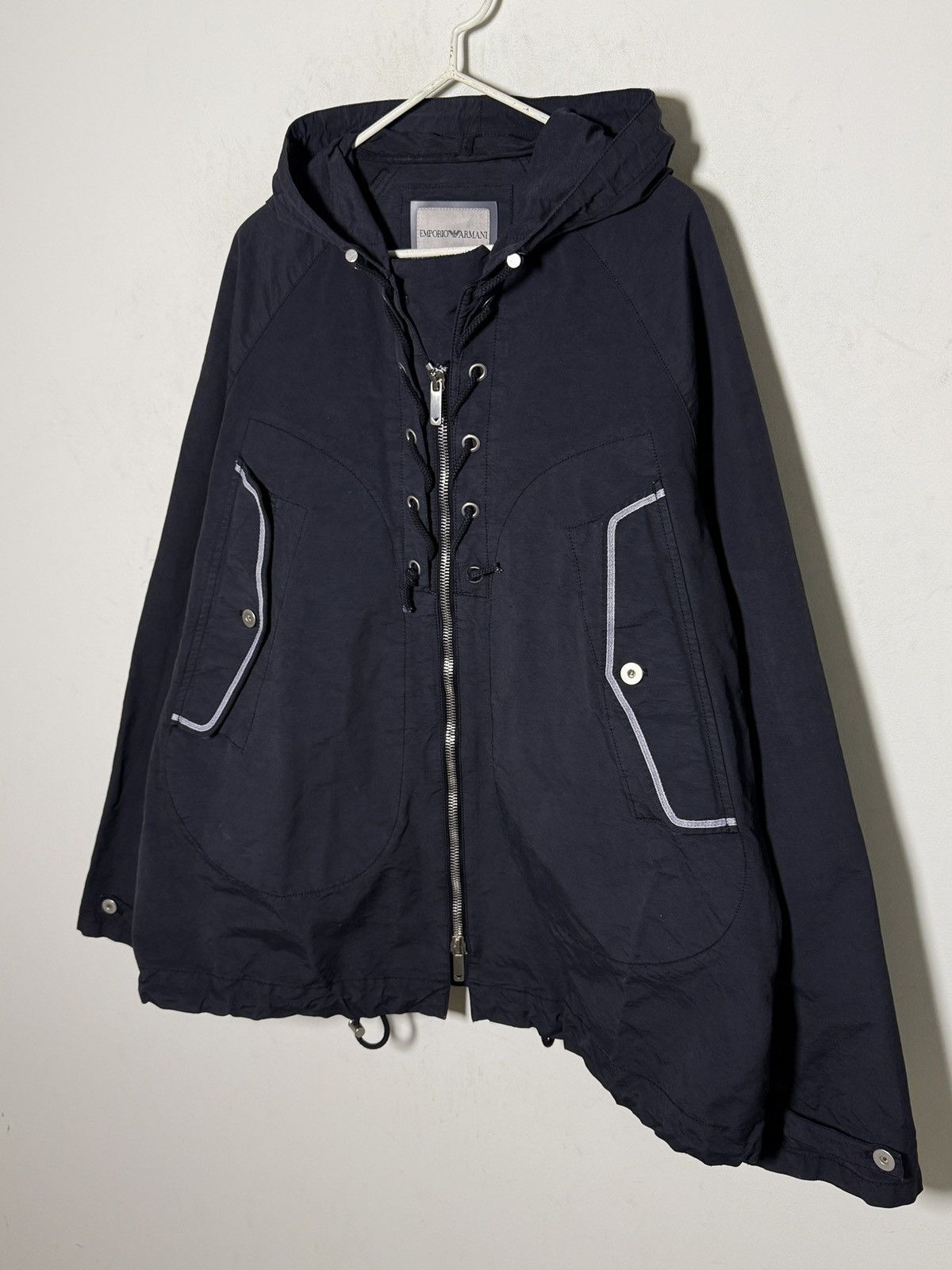 Giorgio Armani Armani shimmer nylon multipocket light smock jacket Size US XL / EU 56 / 4 - 8 Thumbnail