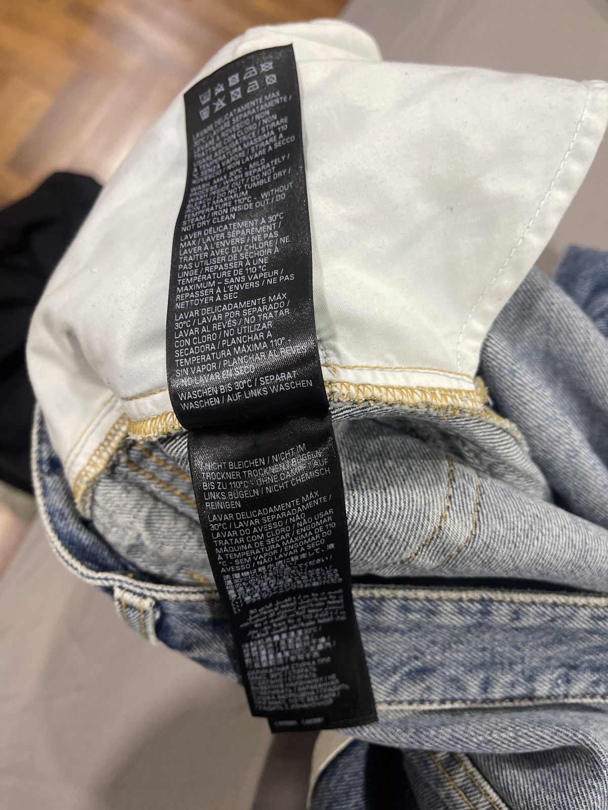 Adidas × Balenciaga Balenciaga x Adidas Oversized Jeans Size US 35 - 10 Thumbnail