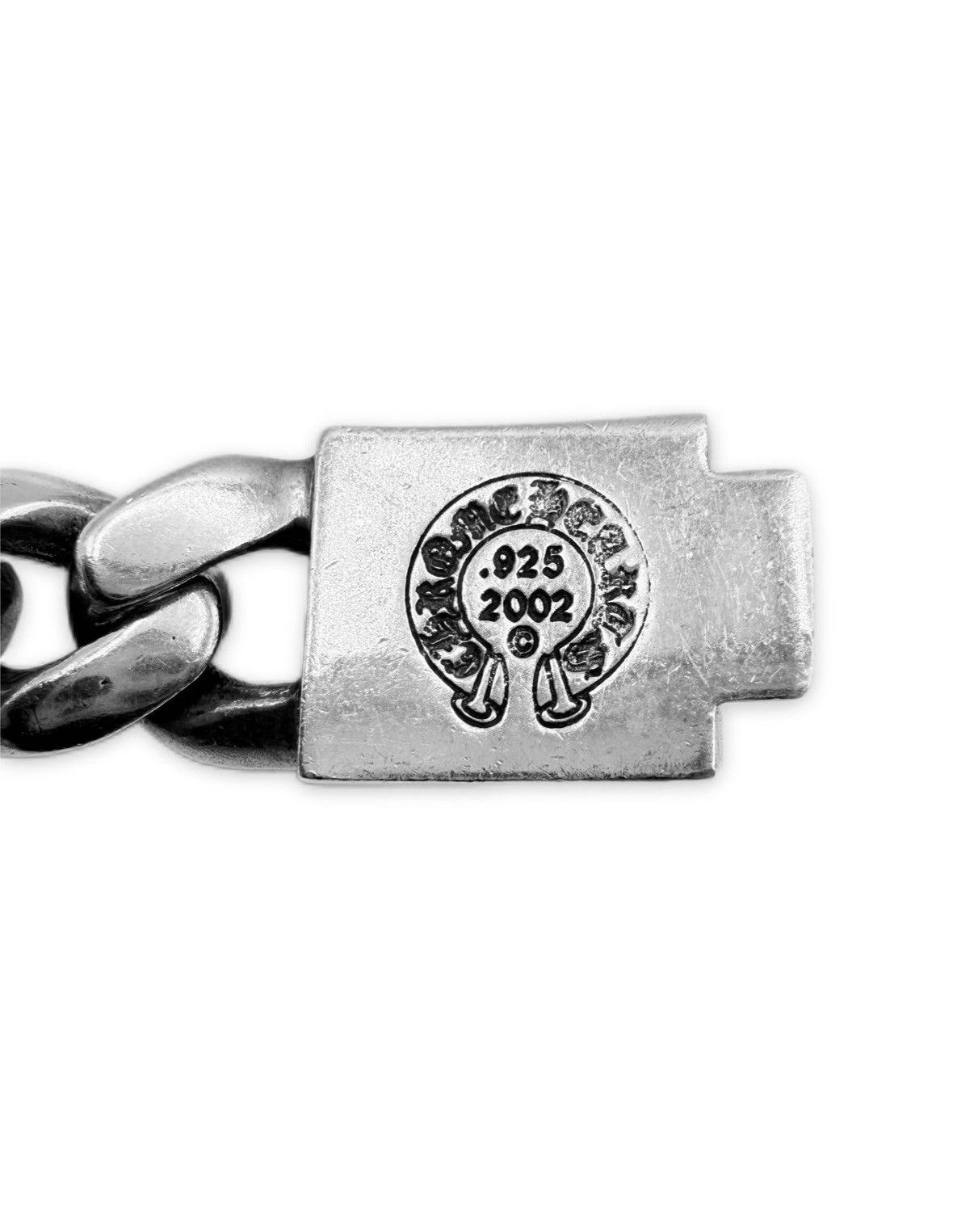 Chrome Hearts Chrome Hearts Fleur de Lis Box ID Cuban Link Bracelet Size ONE SIZE - 4 Thumbnail