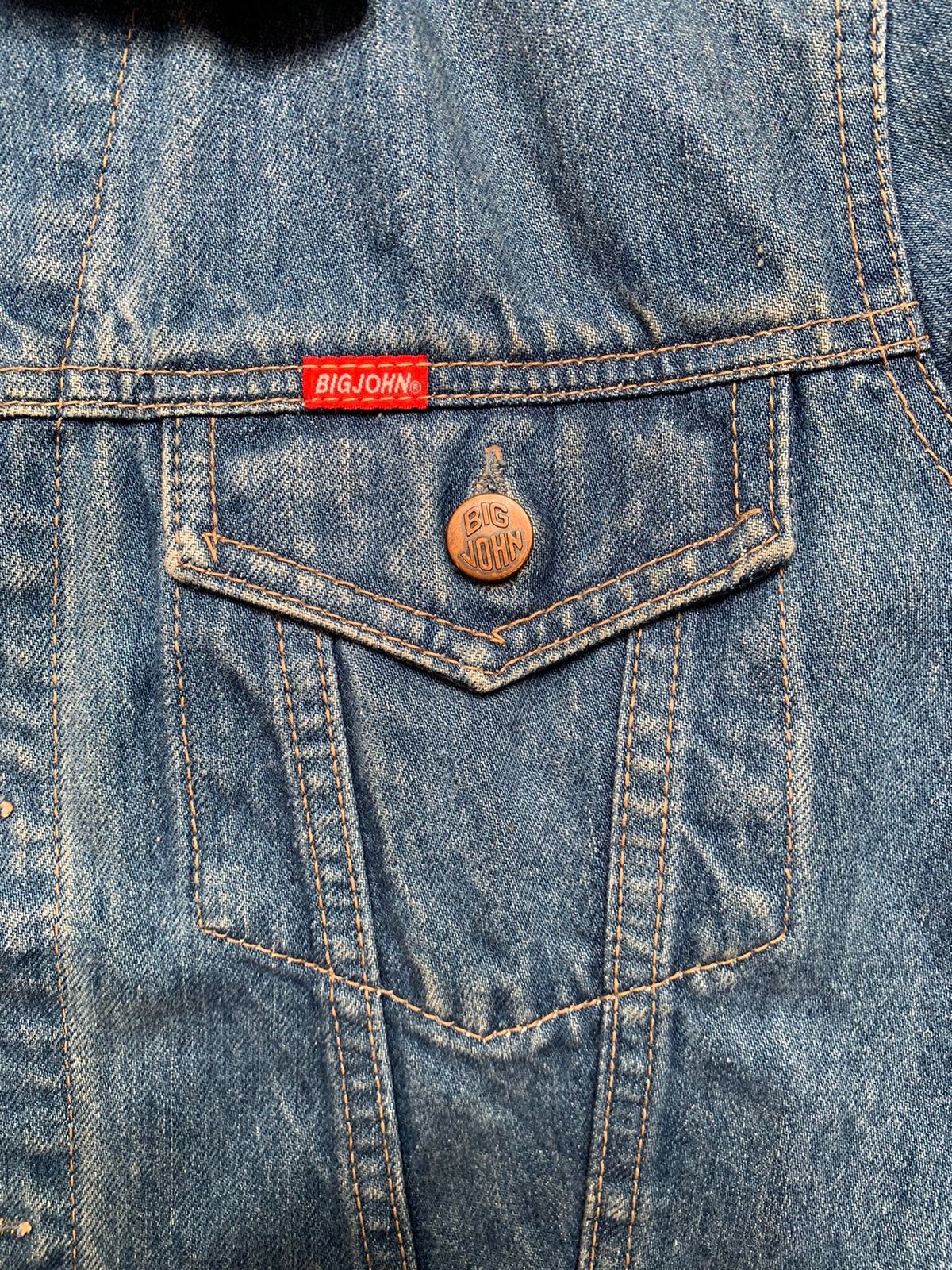 Big John × Vintage Vintage Trucker Jeans Big John Size M / US 6-8 / IT 42-44 - 5 Thumbnail
