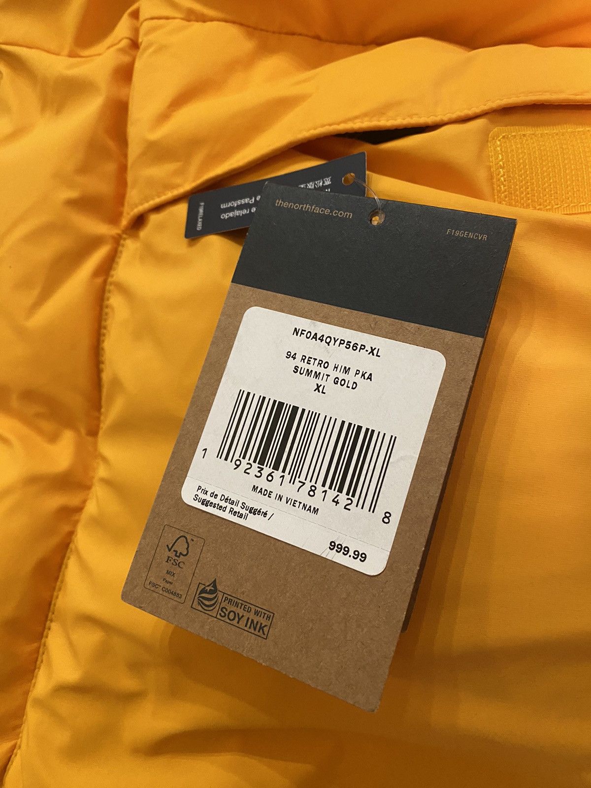The North Face Retro Himalayan Parka Summit Gold Size US XL / EU 56 / 4 - 4 Thumbnail