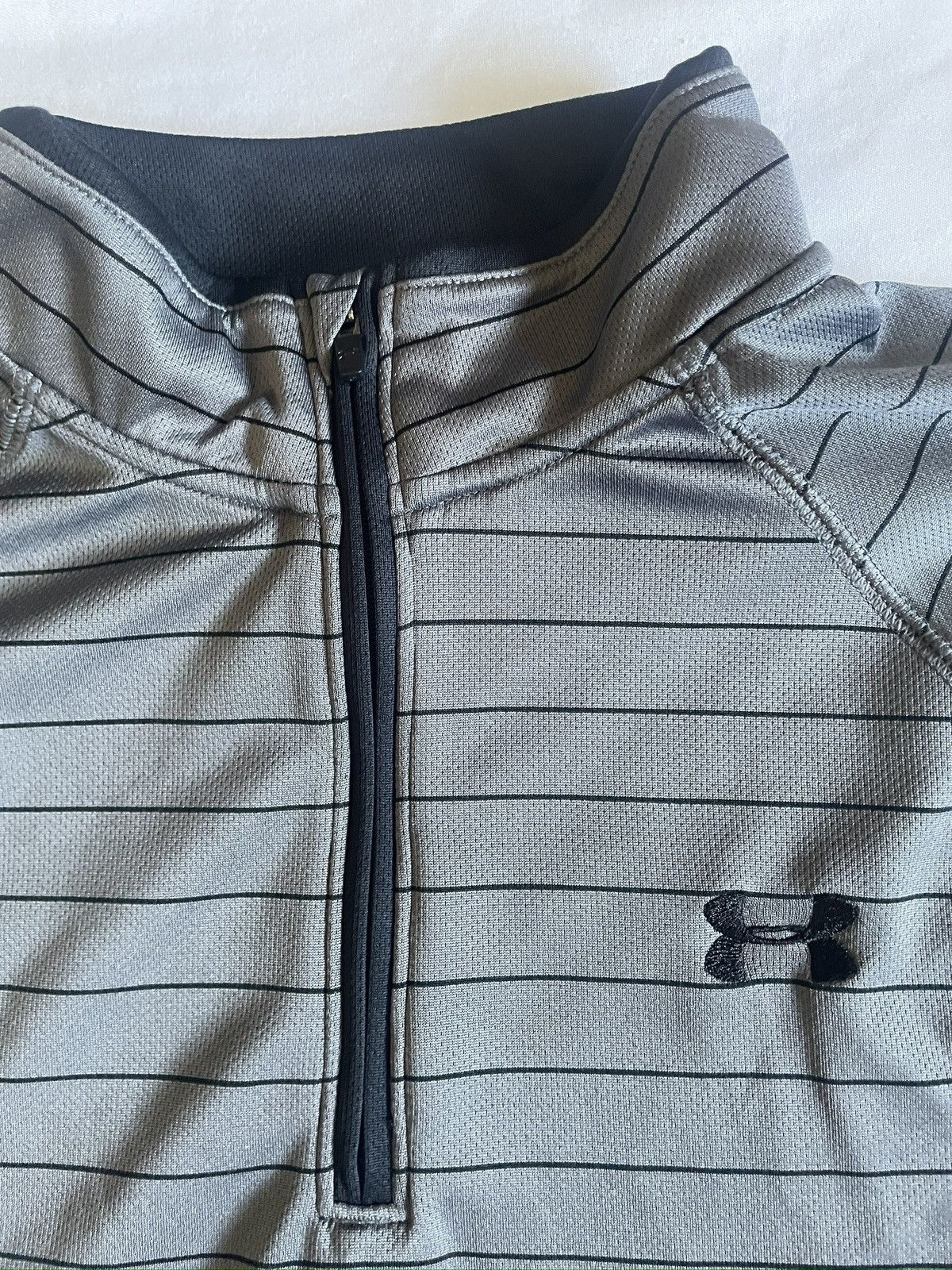 Under Armour Men Medium Grey Under Armour Tech Quarter-Zip Shirt Size US M / EU 48-50 / 2 - 2 Thumbnail