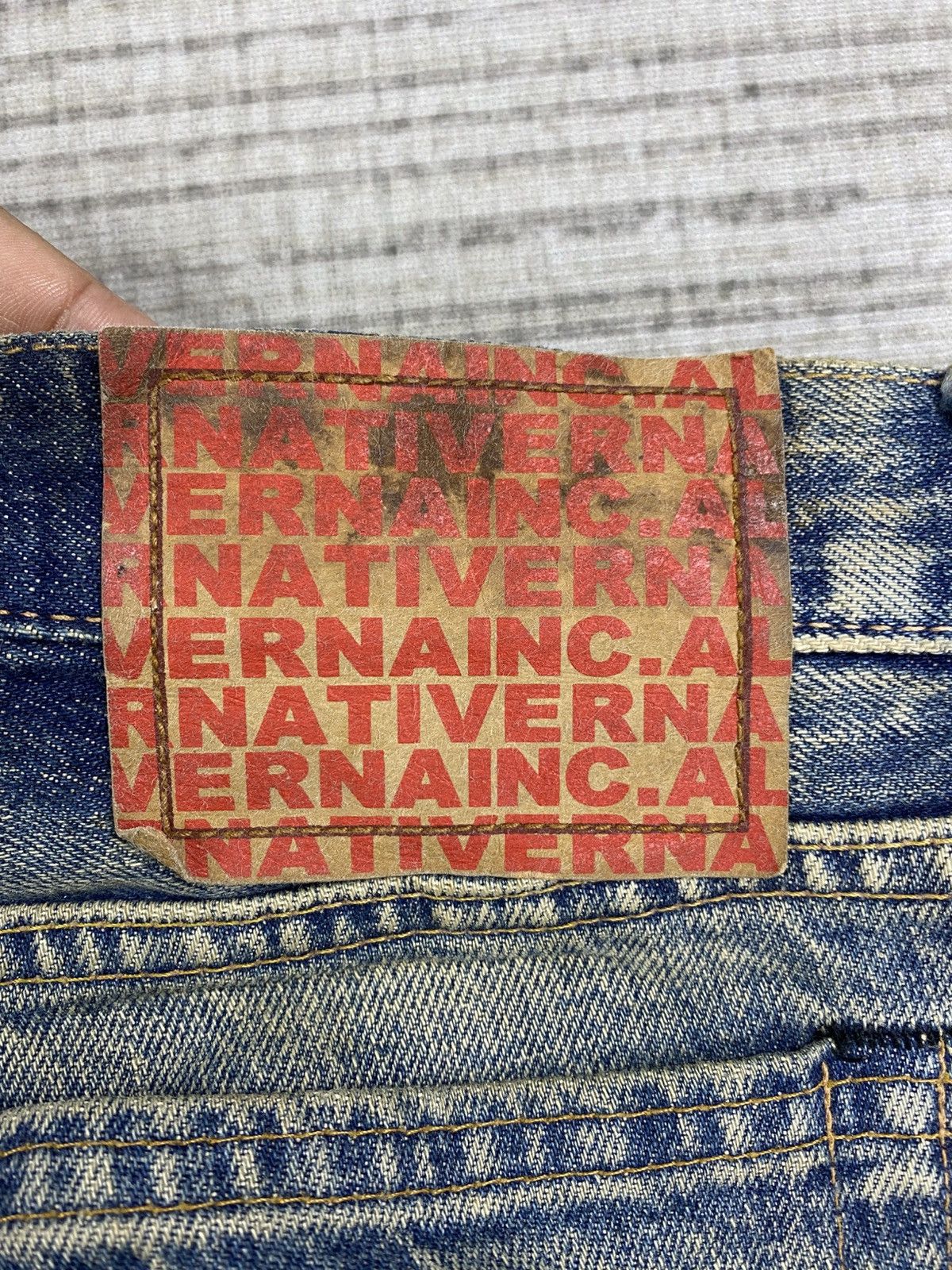 Hysteric Glamour × Native × Vintage Vintage RNA Native Distressed Denim Jeans Size US 34 / EU 50 - 12 Thumbnail