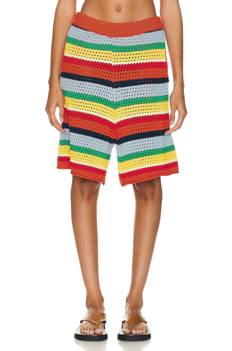 Marni o1y1125 Short in Multicolor Size 32" / US 10 / IT 46 - 1 Thumbnail