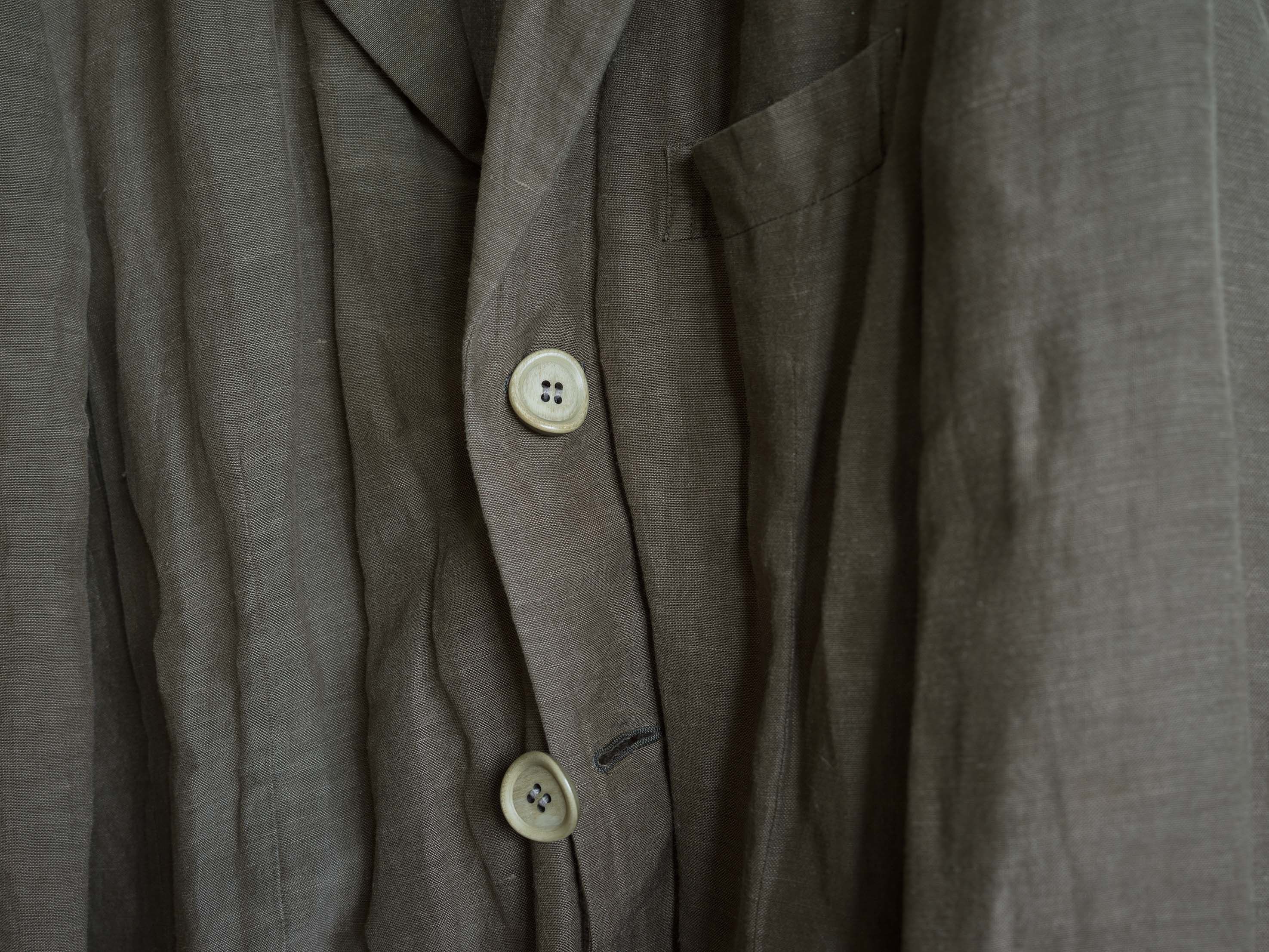 Comme des Garcons Homme Deux SS2012 COMME des GARÇONS HOMME DEUX LINEN BLEND JACKET Size US L / EU 52-54 / 3 - 3 Thumbnail