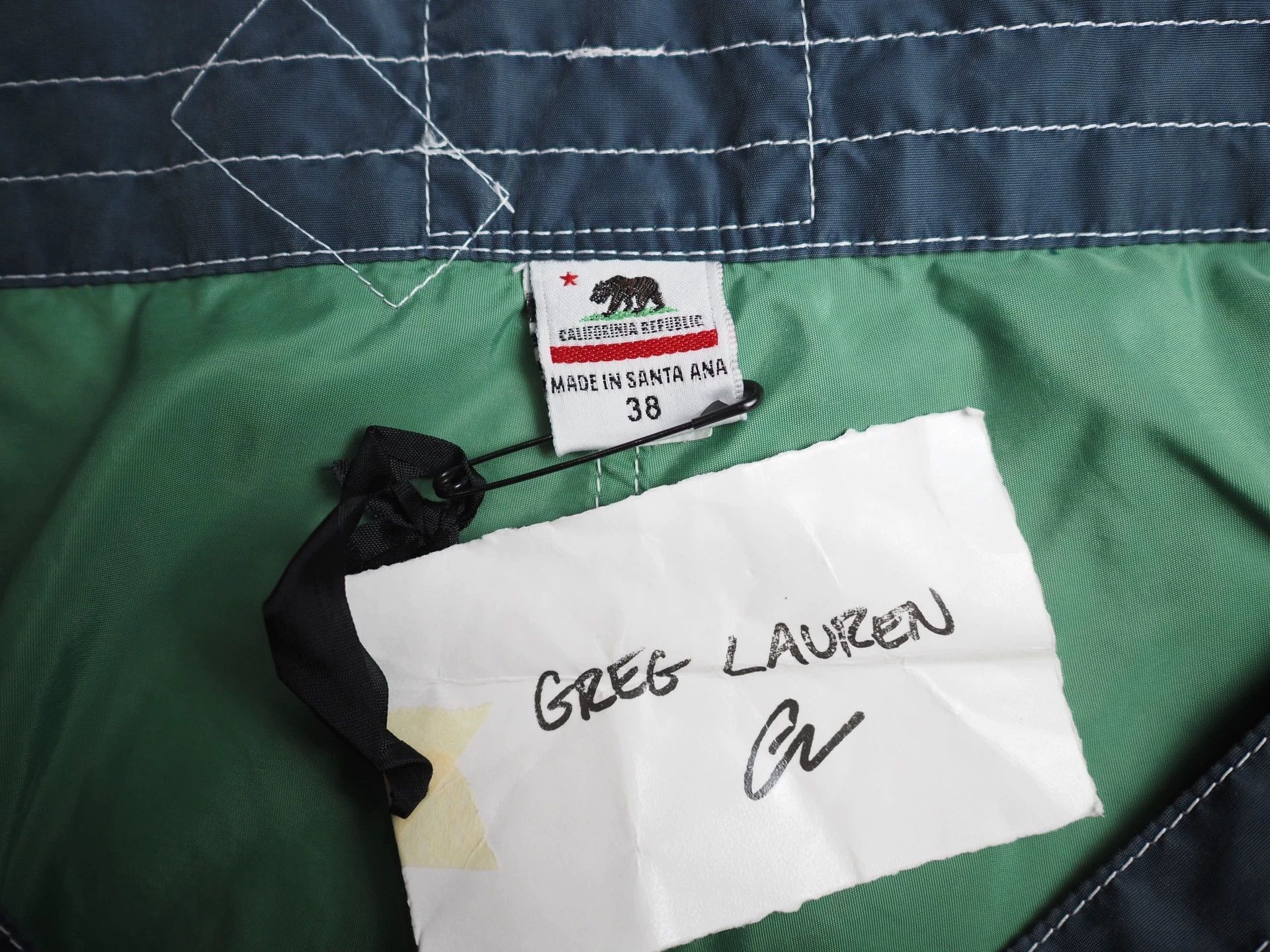 Greg Lauren Greg Lauren GL Nylon Paneled Shorts Size 38 Size US 38 / EU 54 - 4 Thumbnail