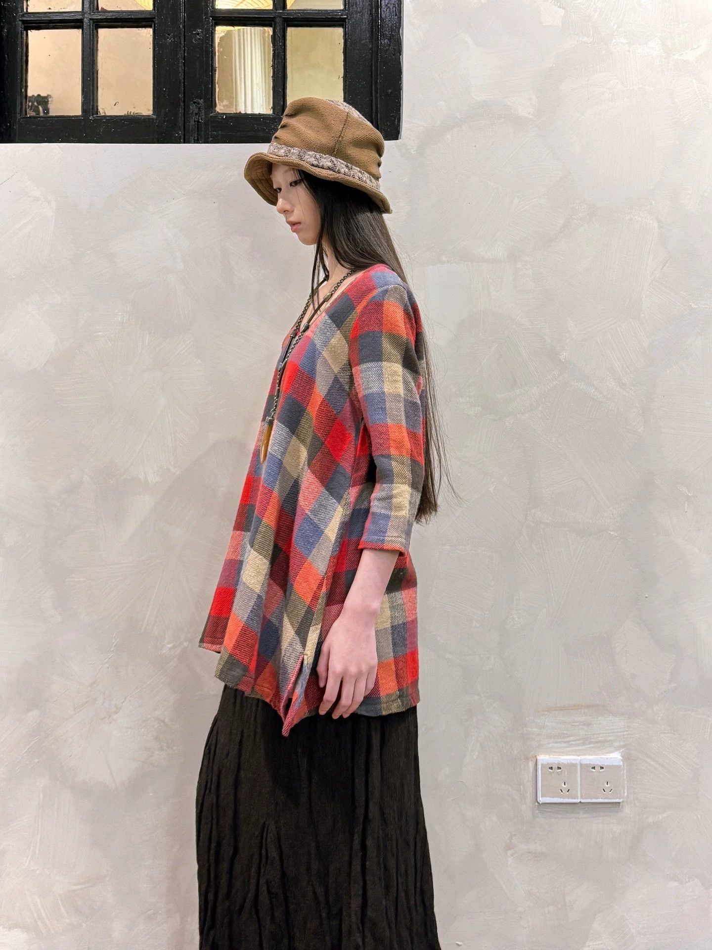Kapital Kapital Wool Color Block Oversized 3/4 Crew Top Size S / US 4 / IT 40 - 3 Thumbnail