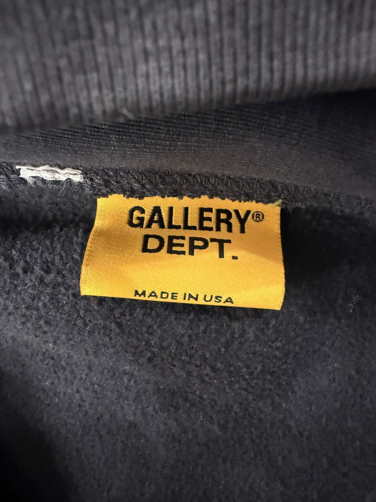 Gallery Dept. Gallery Dept. Yellow Black Hoodie Size US L / EU 52-54 / 3 - 4 Thumbnail