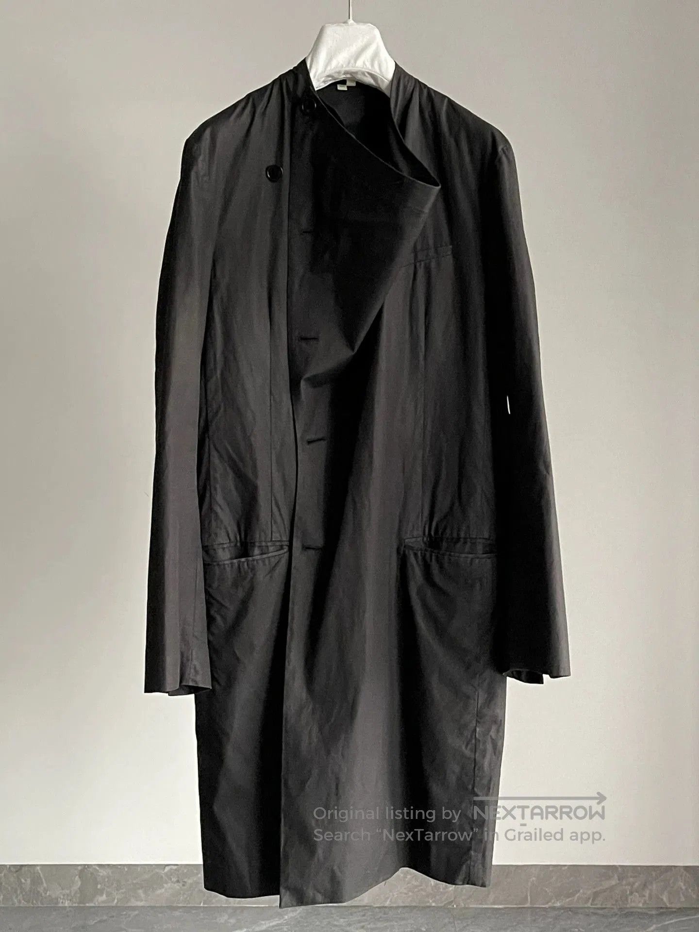 Helmut Lang Helmut Lang Black Long Coat Trench. Size US S / EU 44-46 / 1 - 8 Thumbnail