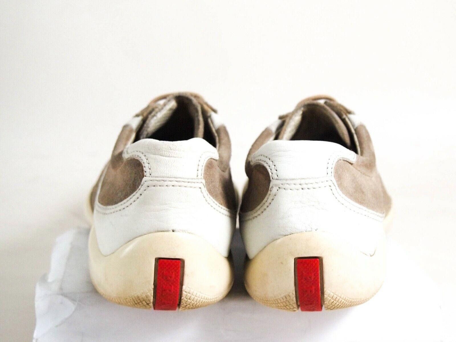 Prada Prada Sneakers 3103 Beige Suede Womens Size US 7.5 EU 37.5 Size US 7.5 / IT 37.5 - 7 Thumbnail