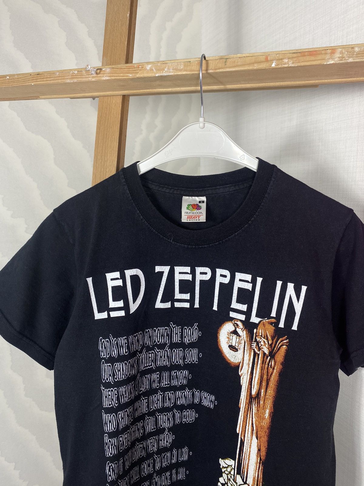 Band Tees × Led Zeppelin × Vintage Led Zeppelin Death T Shirt Size US S / EU 44-46 / 1 - 2 Thumbnail
