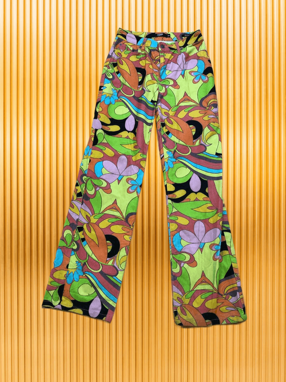 Jaded London Vintage Jaded London pants flowers print made in Turkey Size 28" / US 6 / IT 42 - 1 Thumbnail