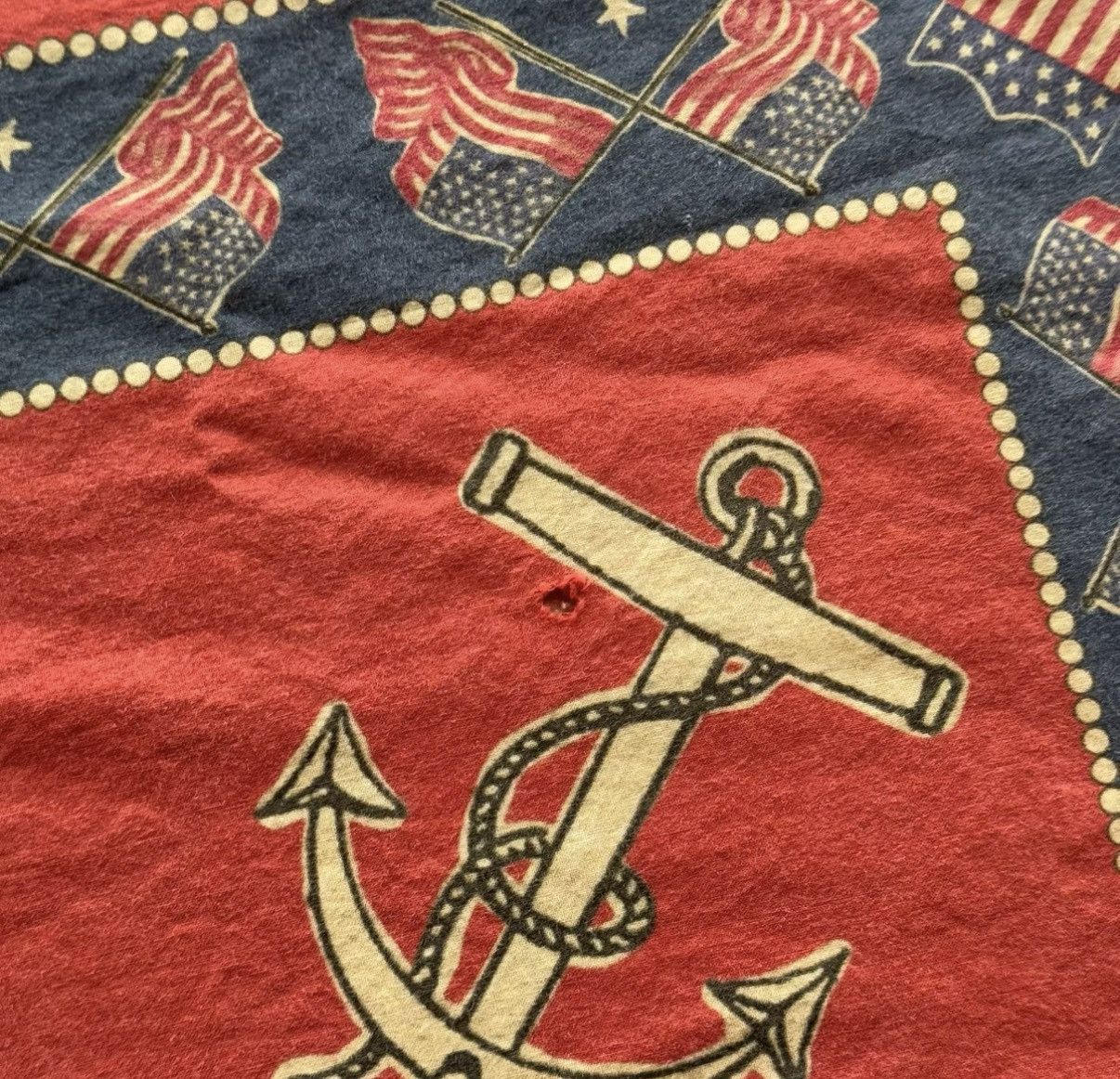 RRL Ralph Lauren RRL Ralph Lauren Double RL Nautical Large Bandana K22 Size ONE SIZE - 4 Thumbnail