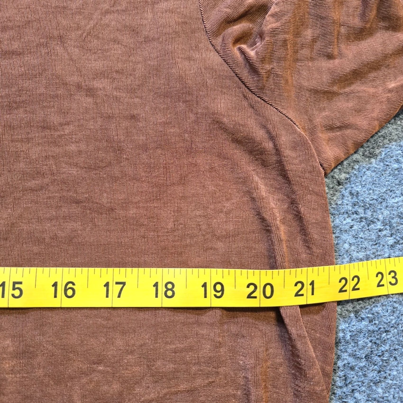 J Brand Slinky Brand Cardigan Womens XL Brown Long Sleeve Stretchy Knit Top Shirt Womens Cardigan - Size XL / US 12-14 / IT 48-50 - 6 Thumbnail