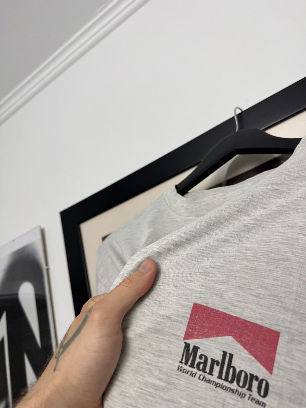 Marlboro Vintage 90s Marlboro Vintage Tee Racing Grand Prix Formula Size US L / EU 52-54 / 3 - 3 Thumbnail