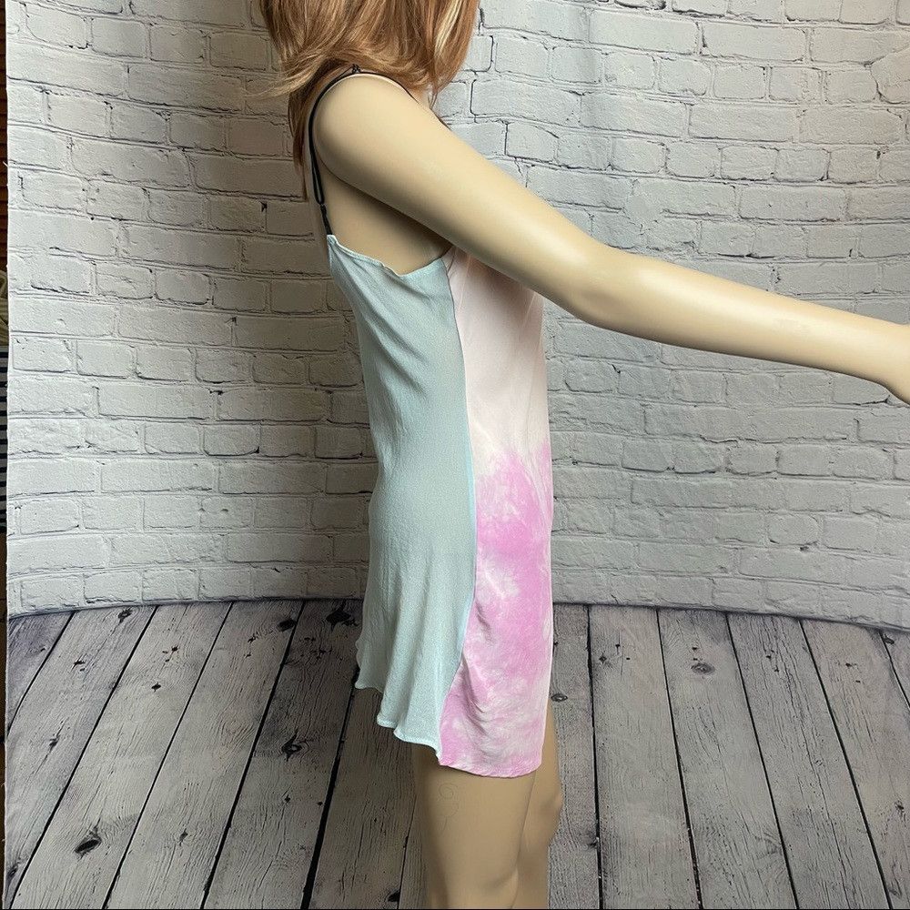 Other Lola Haze Baby Doll Tie-Dye Silk Chemise Cami Size M Size ONE SIZE - 3 Thumbnail