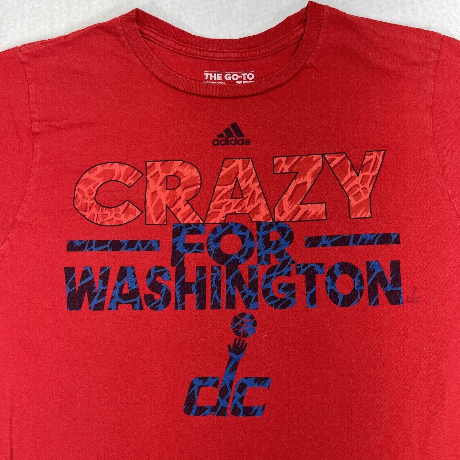 Adidas Adidas Washington Wizards Short Sleeve Graphic T Shirt NBA Size US M / EU 48-50 / 2 - 2 Thumbnail