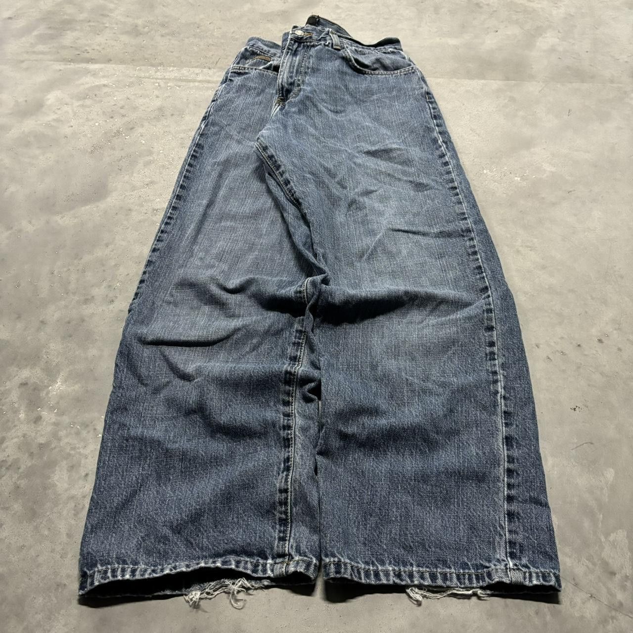 Calvin Klein × Vintage Crazy Vintage Y2K/2000s Baggy Grunge Medium Wash Calvin Klein Denim Jeans! Size US 34 / EU 50 - 3 Thumbnail
