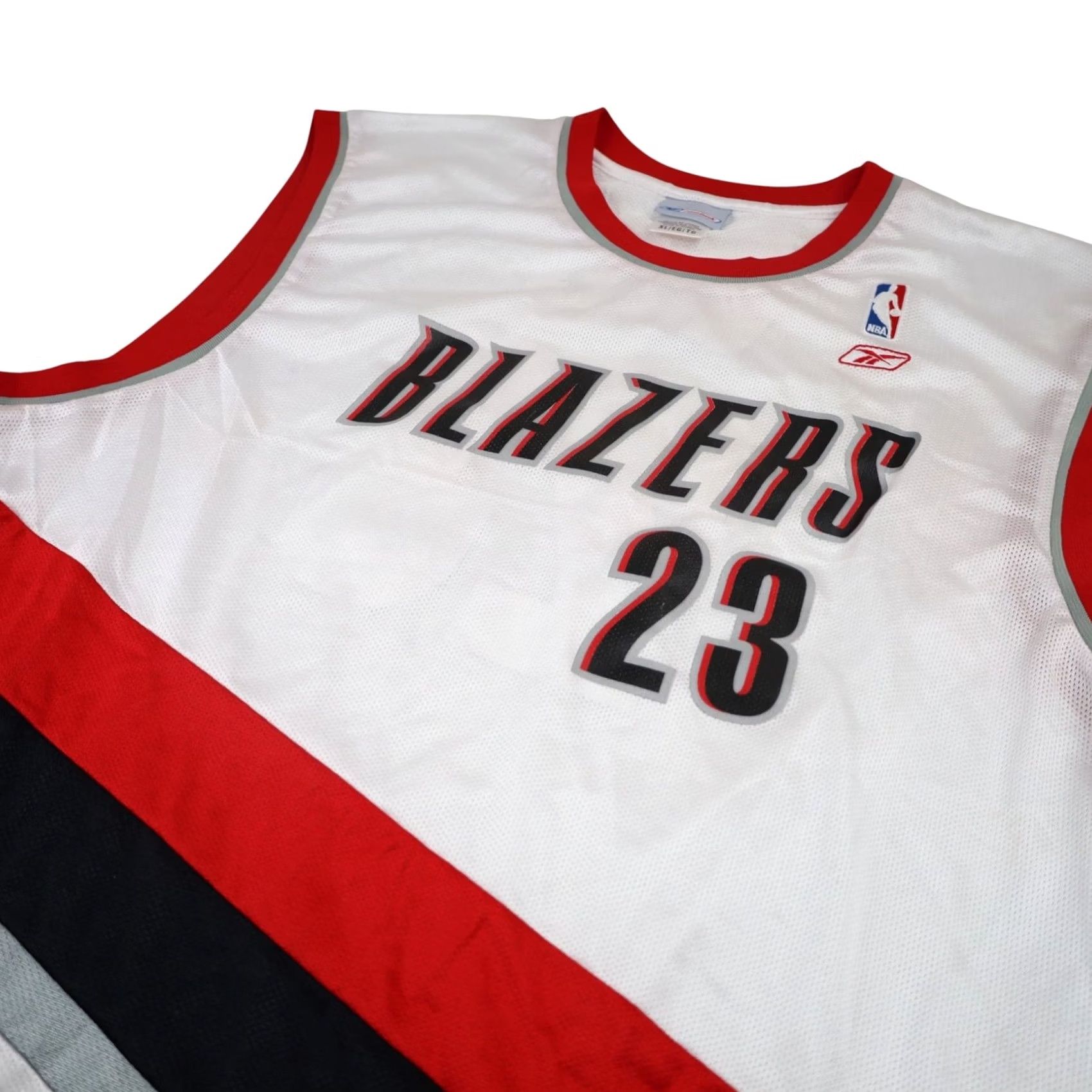 Reebok VINTAGE Reebok Portland Blazers #23 Darius Miles Basketball Jersey Mens XL White Tank Size US XL / EU 56 / 4 - 6 Thumbnail
