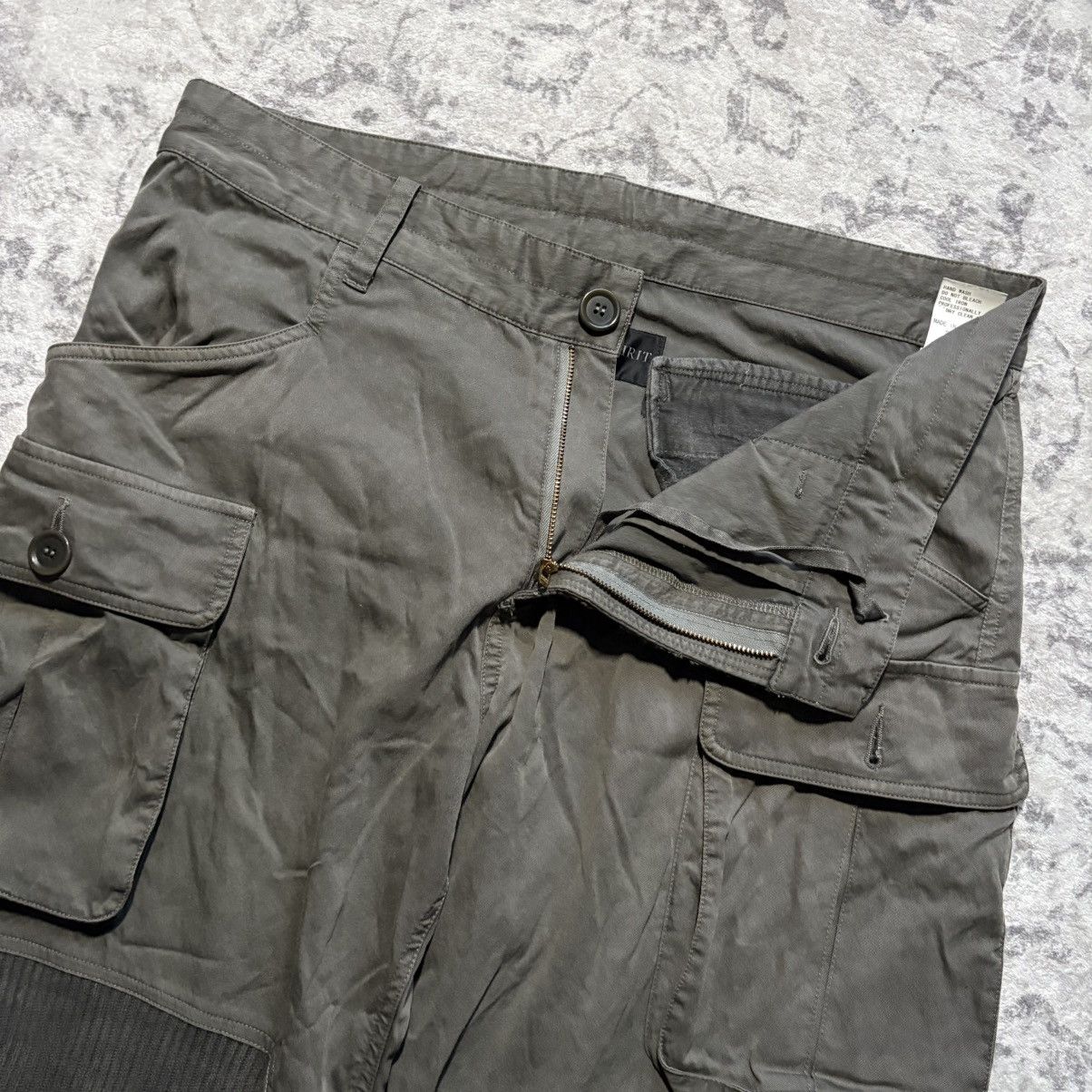 Share Spirit Homme Share Spirit Homme Ribbed Cotton Insert Cargo Pants | 44 Size US 38 / EU 54 - 5 Thumbnail