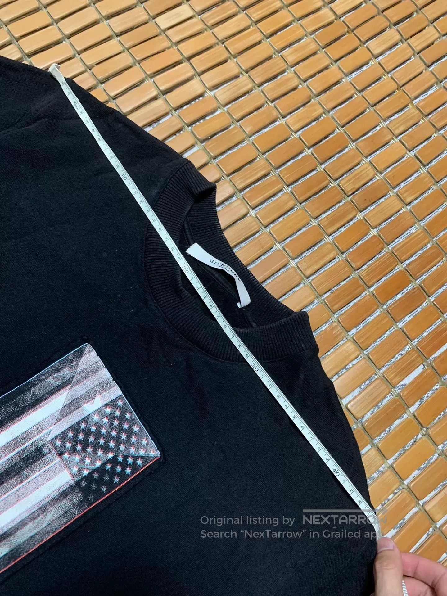 Givenchy Givenchy Montage Flag Patch Sweatshirt. Size US M / EU 48-50 / 2 - 6 Thumbnail