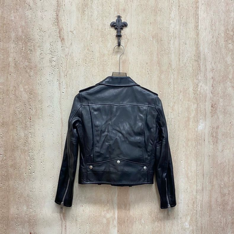 Saint Laurent Paris Saint Laurent Paris Black Leather Jacket- Size US XS / EU 42 / 0 - 2 Thumbnail