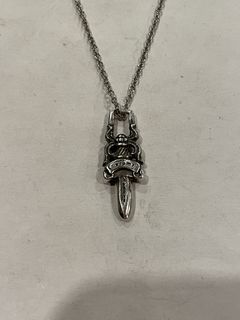 Buy Chrome Hearts Dagger Pendant Necklace 'Silver' - 1383 100000606DPN SILV