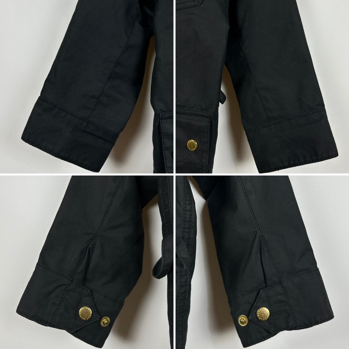 Barbour Kids Barbour Union Jack International Black Waxed Jacket Size US XXS / EU 40 - 14 Thumbnail