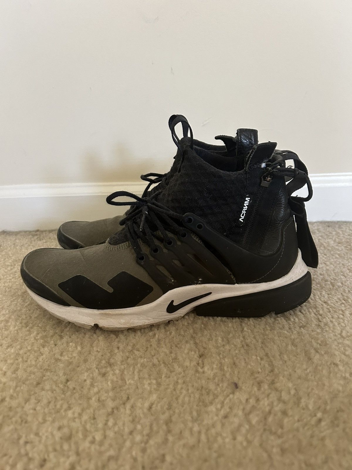 Acronym × Nike Nike Acronym Presto Olive Size US 8.5 / EU 41-42 - 1 Thumbnail