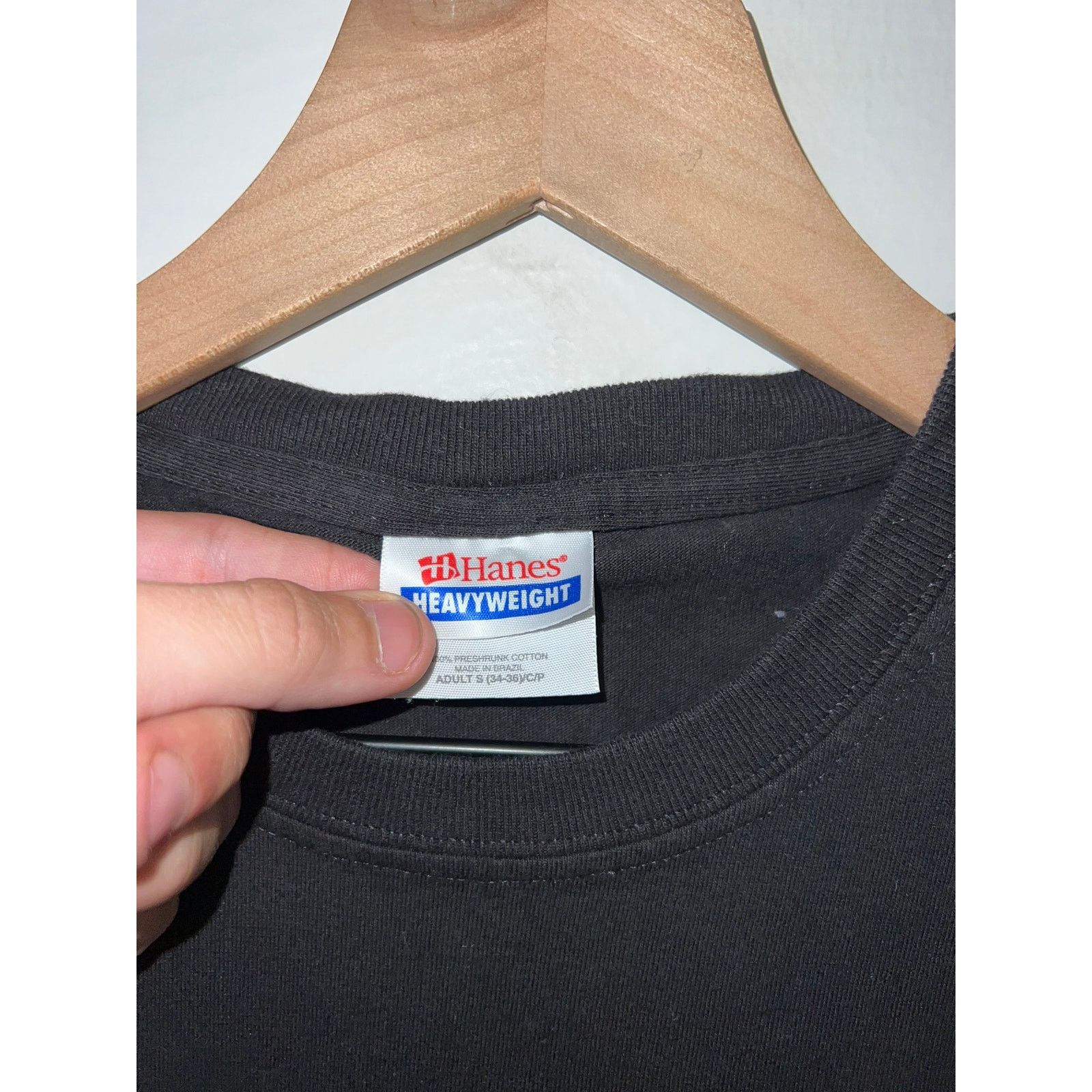 Hanes Vintage Mothers Day Shirt Mile Running Black Tee Graphic S Size US S / EU 44-46 / 1 - 5 Thumbnail
