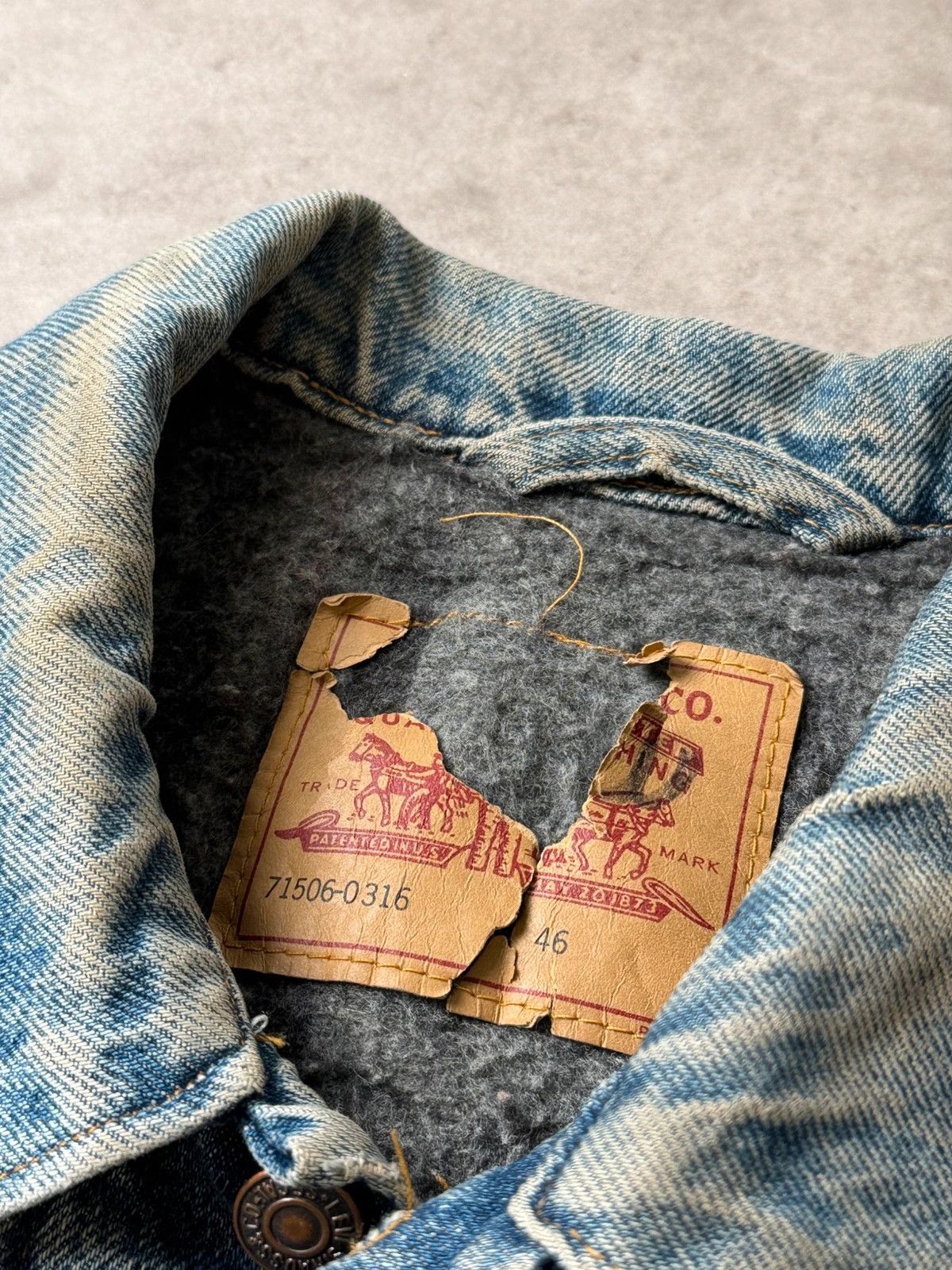 Levi's Veste Jean Levi's Type III trucker 71506 Made In USA 80s L Size US L / EU 52-54 / 3 - 7 Thumbnail