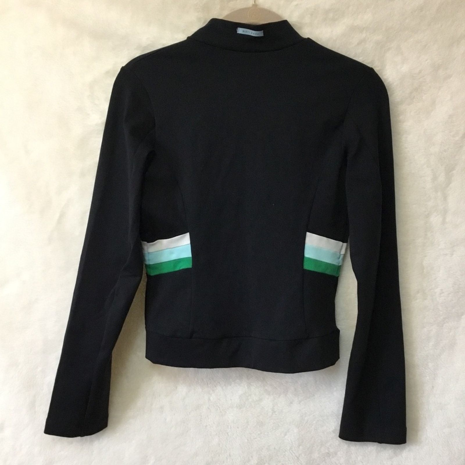Other Mari Dade Black Zip-up Sweatshirt Size S / US 4 / IT 40 - 6 Thumbnail